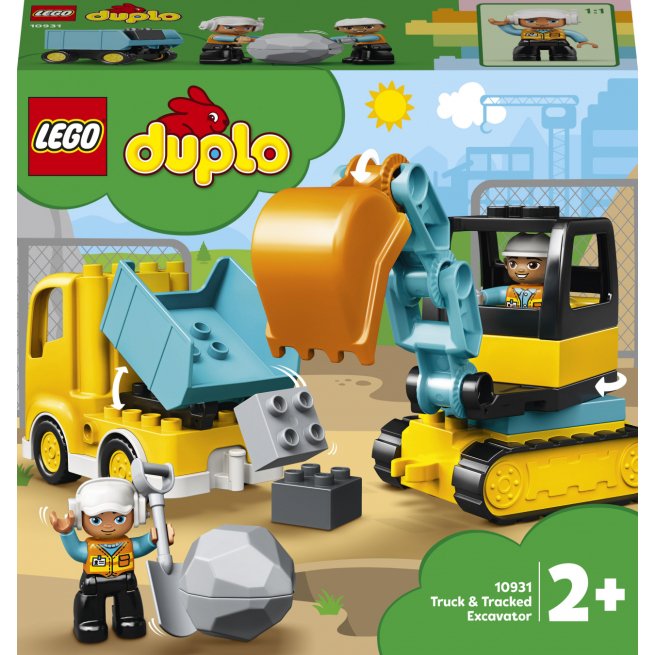 10931 LEGO® DUPLO Town Sunkvežimis ir vikšrinis ekskavatorius
