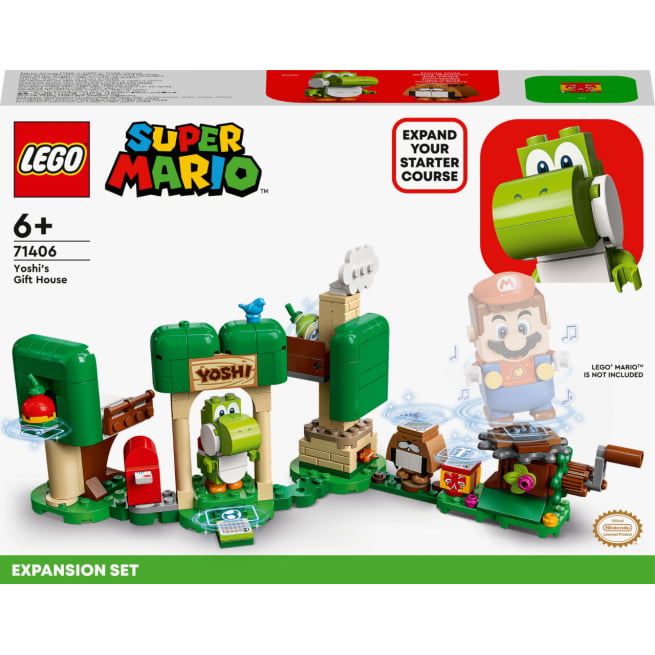 71406 LEGO® Super Mario Yoshi dovanų namelio papildomas rinkinys