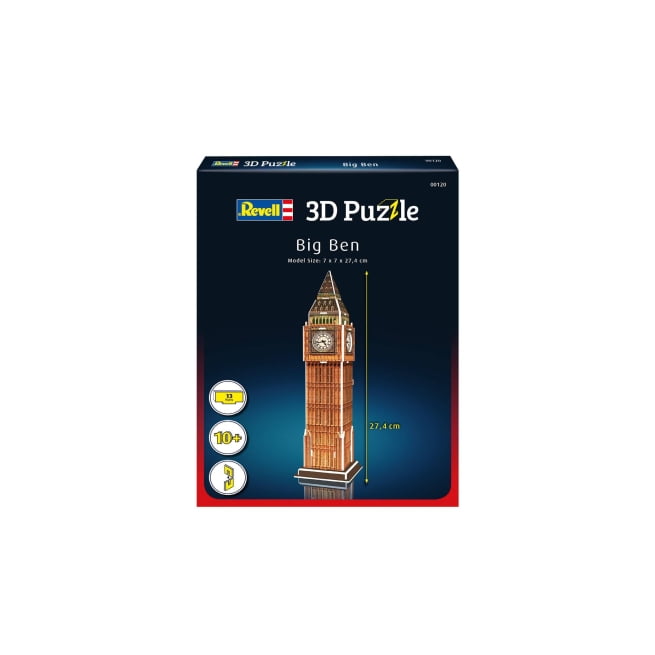 REVELL 3D dėlionė Big Ben, 13d., 00120